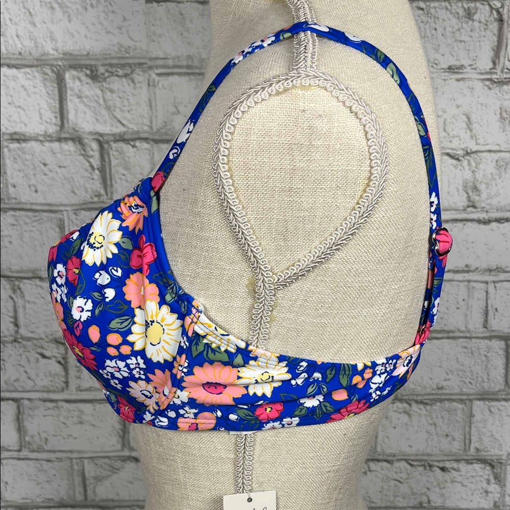 Cupshe Floral Blue Bikini Set - Picture 7 of 11